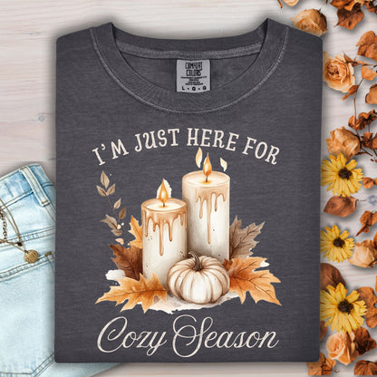 I'm Just Here for Cozy Season T-Shirt