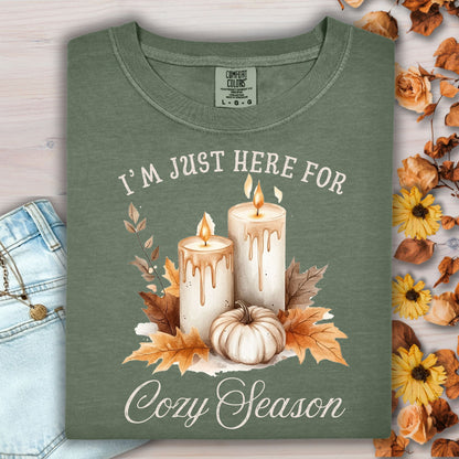 I'm Just Here for Cozy Season T-Shirt