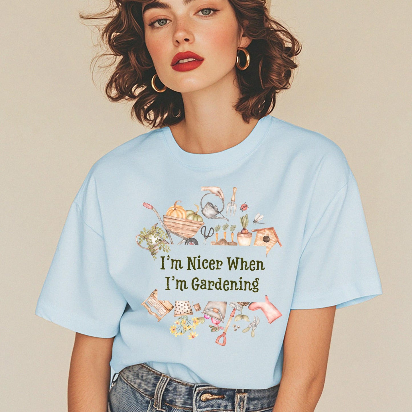 I'm Nicer When I'm Gardening T-Shirt