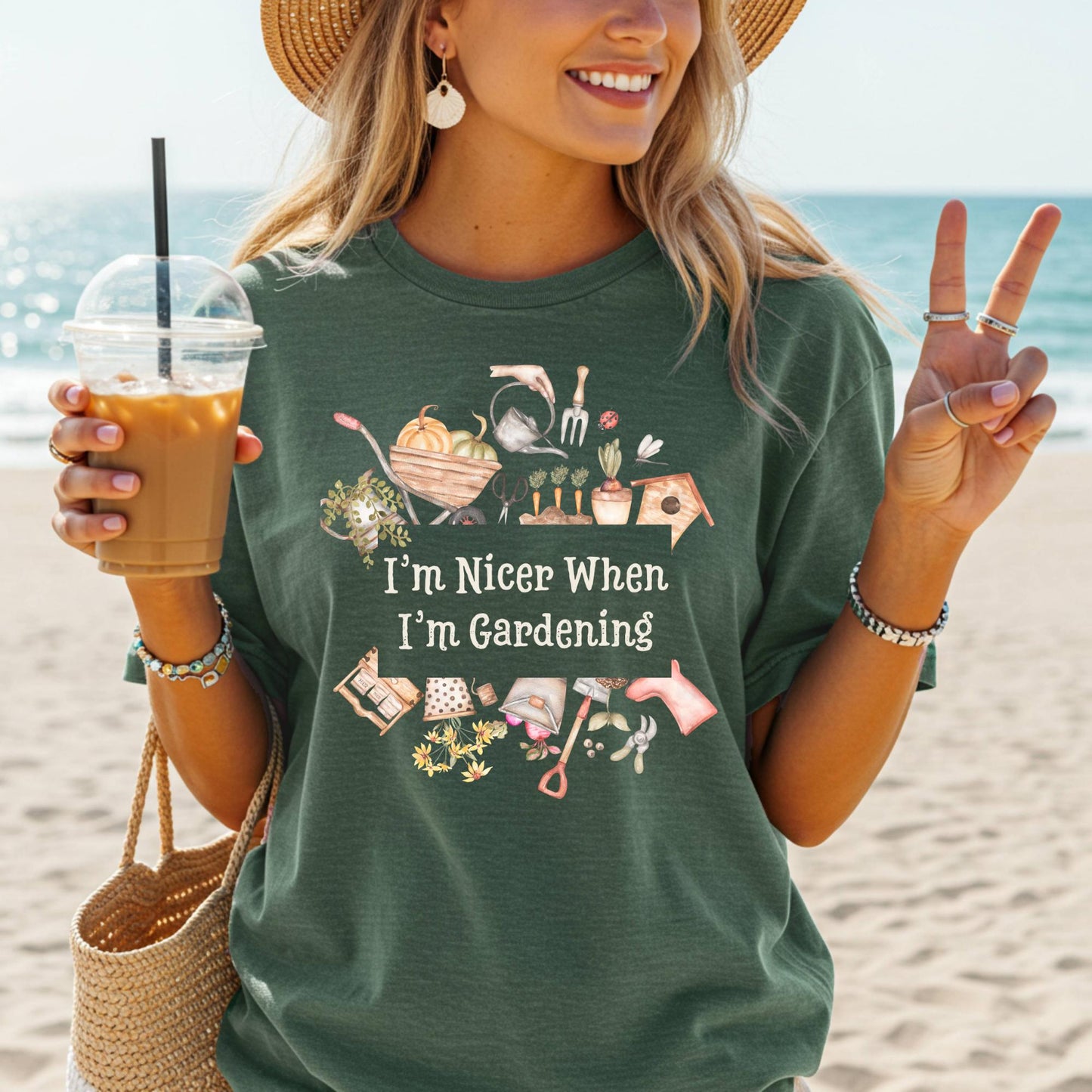 I'm Nicer When I'm Gardening T-Shirt