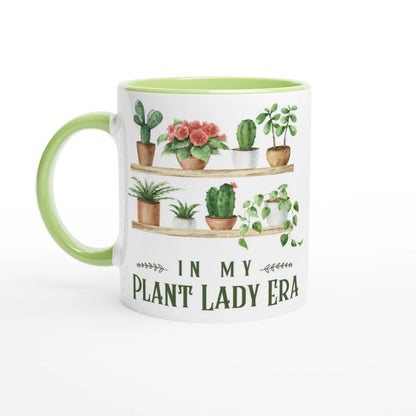 In My Plant Lady Era Mug – Colorful Mug with House Plant Design