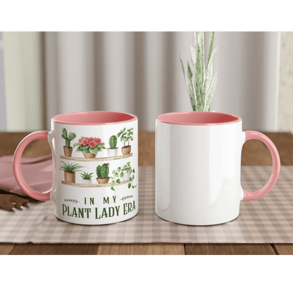 In My Plant Lady Era Mug – Colorful Mug with House Plant Design