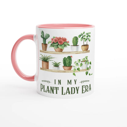 In My Plant Lady Era Mug – Colorful Mug with House Plant Design