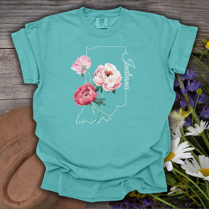 Indiana State Flower T-Shirt — Peony