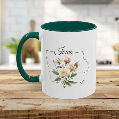 Iowa State Flower Mug (11/15oz) — Wild Prairie Rose