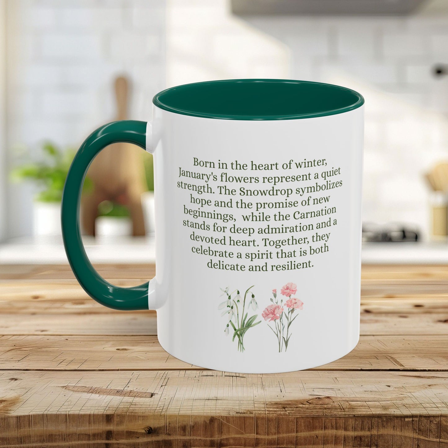 January Birth Month Flower Gift Set