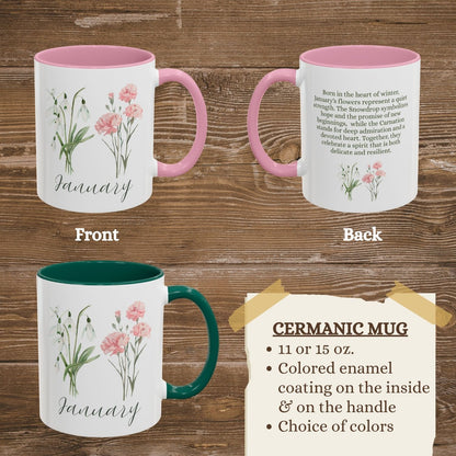 January Birth Month Flower Gift Set