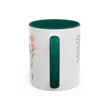 January Birth Month Flower Mug