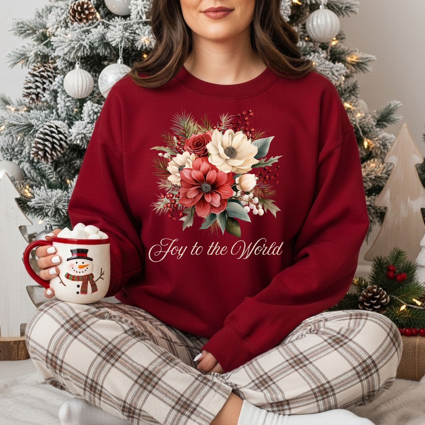 Joy to the World Bouquet Sweatshirt