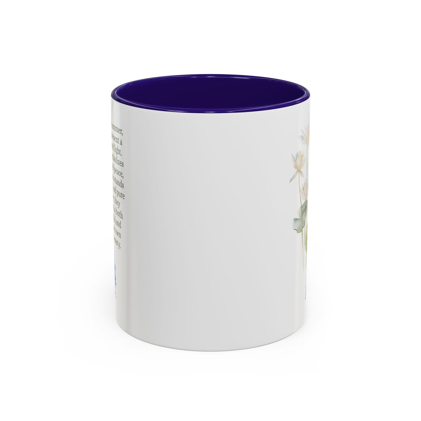 July Birth Month Flower Mug