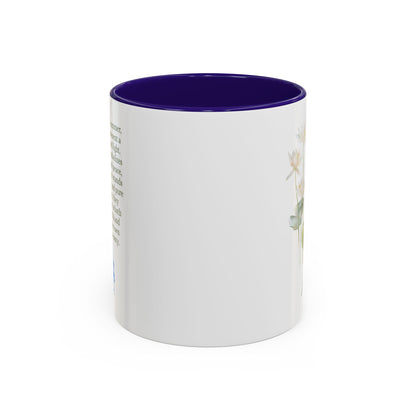 July Birth Month Flower Mug