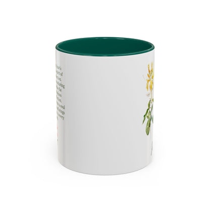 June Birth Month Flower 11 & 15 oz. Mug — Honeysuckle & Rose