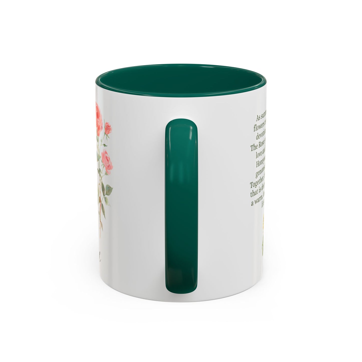 June Birth Month Flower 11 & 15 oz. Mug — Honeysuckle & Rose
