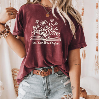 Wild Petal Threads T-Shirt Just One More Chapter T-Shirt