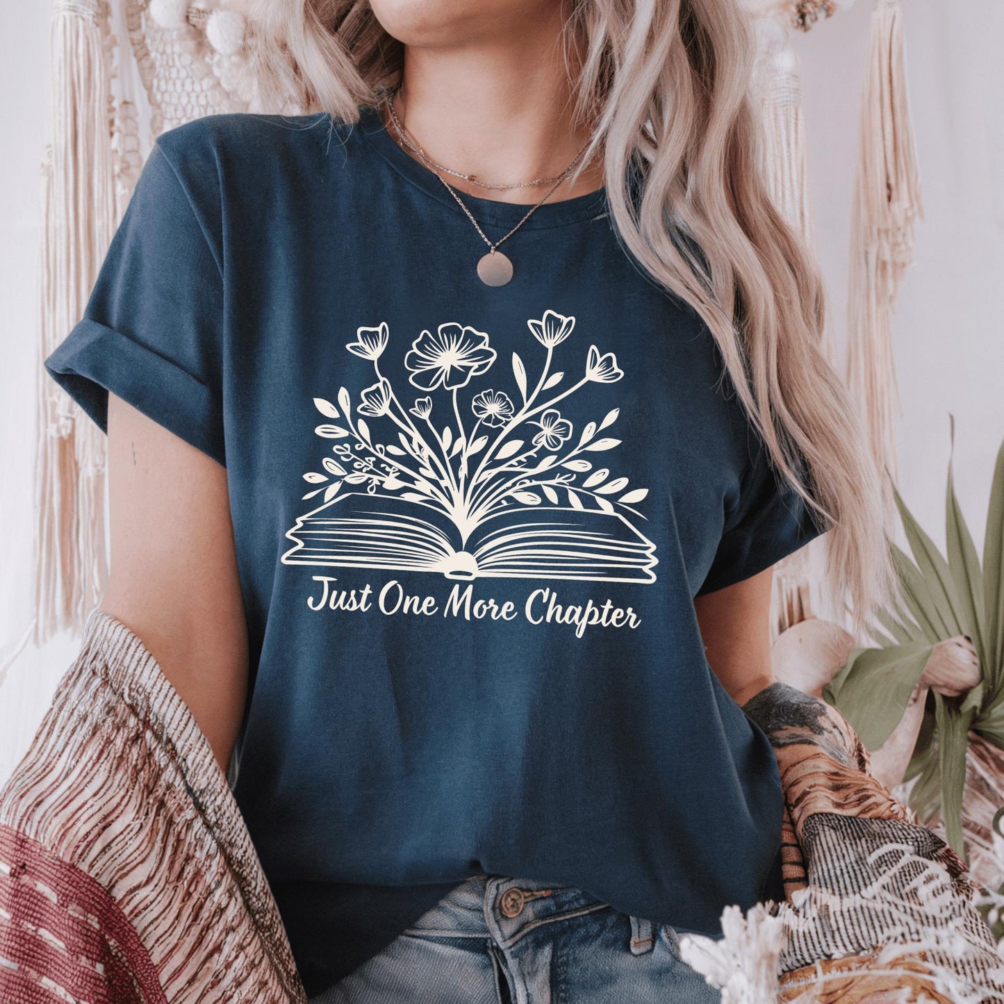 Wild Petal Threads T-Shirt Just One More Chapter T-Shirt