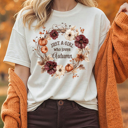 Just a Girl Who Loves Autumn T-Shirt