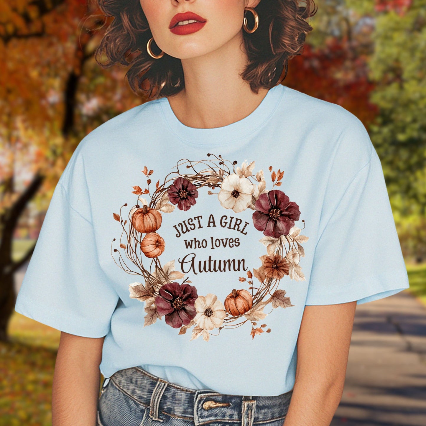 Just a Girl Who Loves Autumn T-Shirt