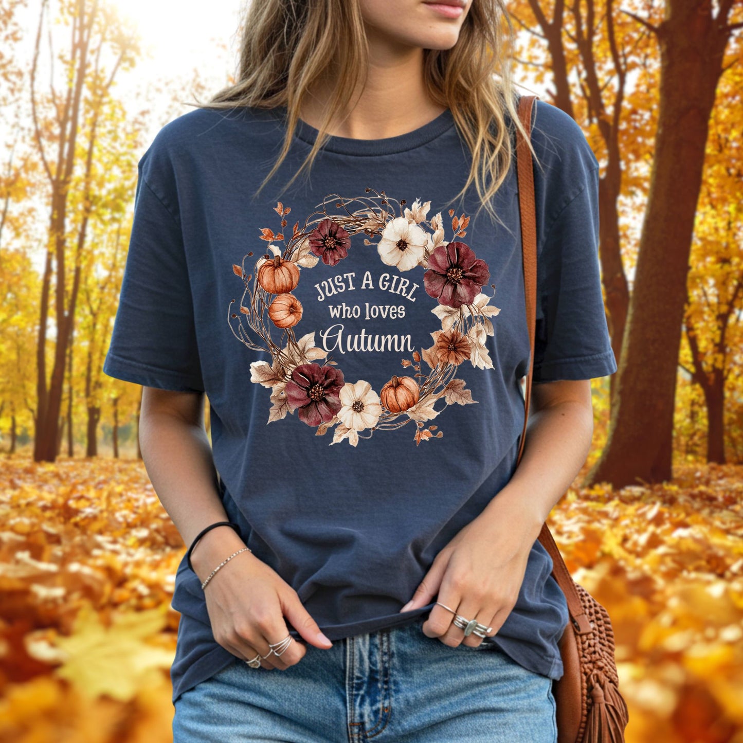 Just a Girl Who Loves Autumn T-Shirt