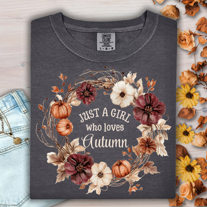 Just a Girl Who Loves Autumn T-Shirt