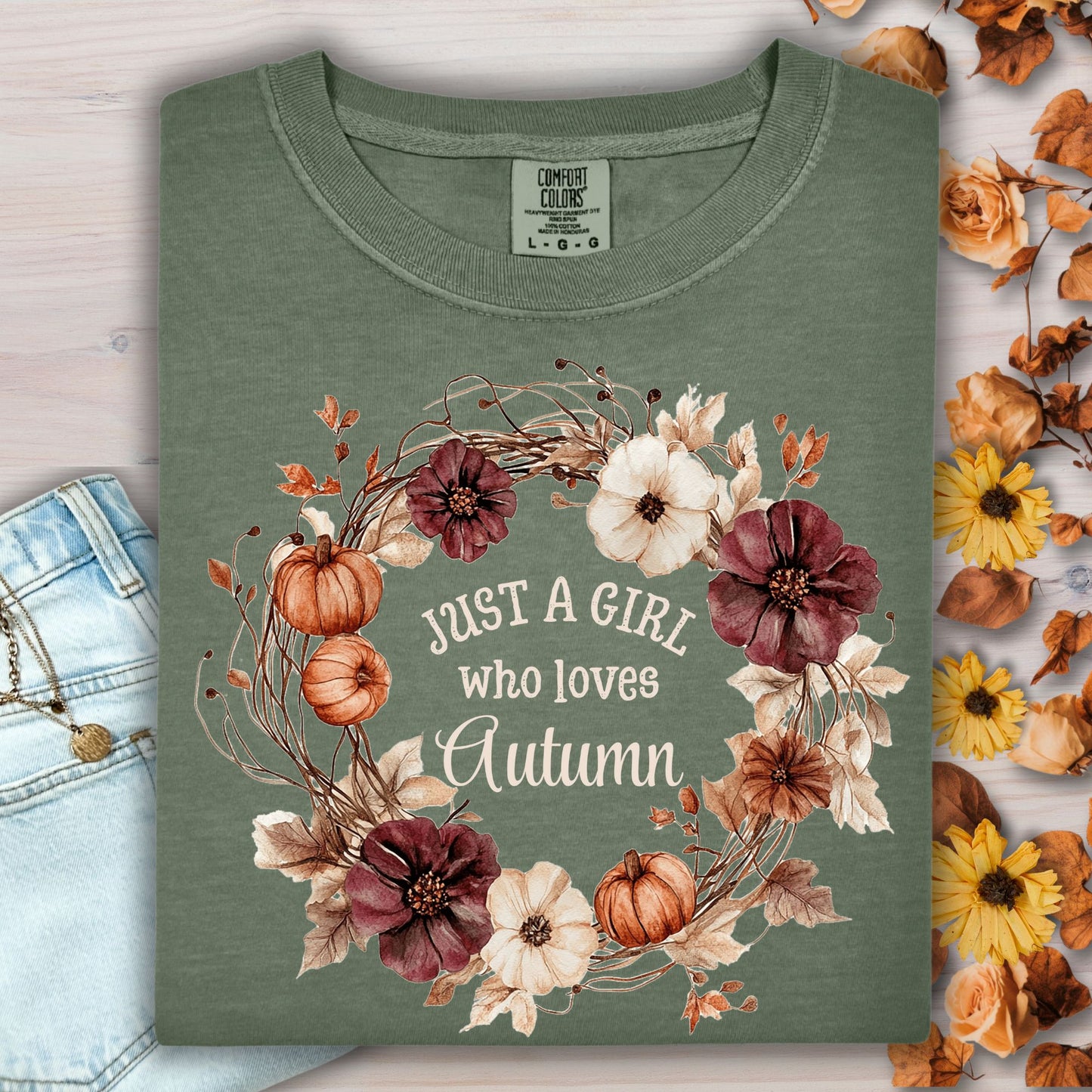 Just a Girl Who Loves Autumn T-Shirt