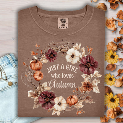 Just a Girl Who Loves Autumn T-Shirt