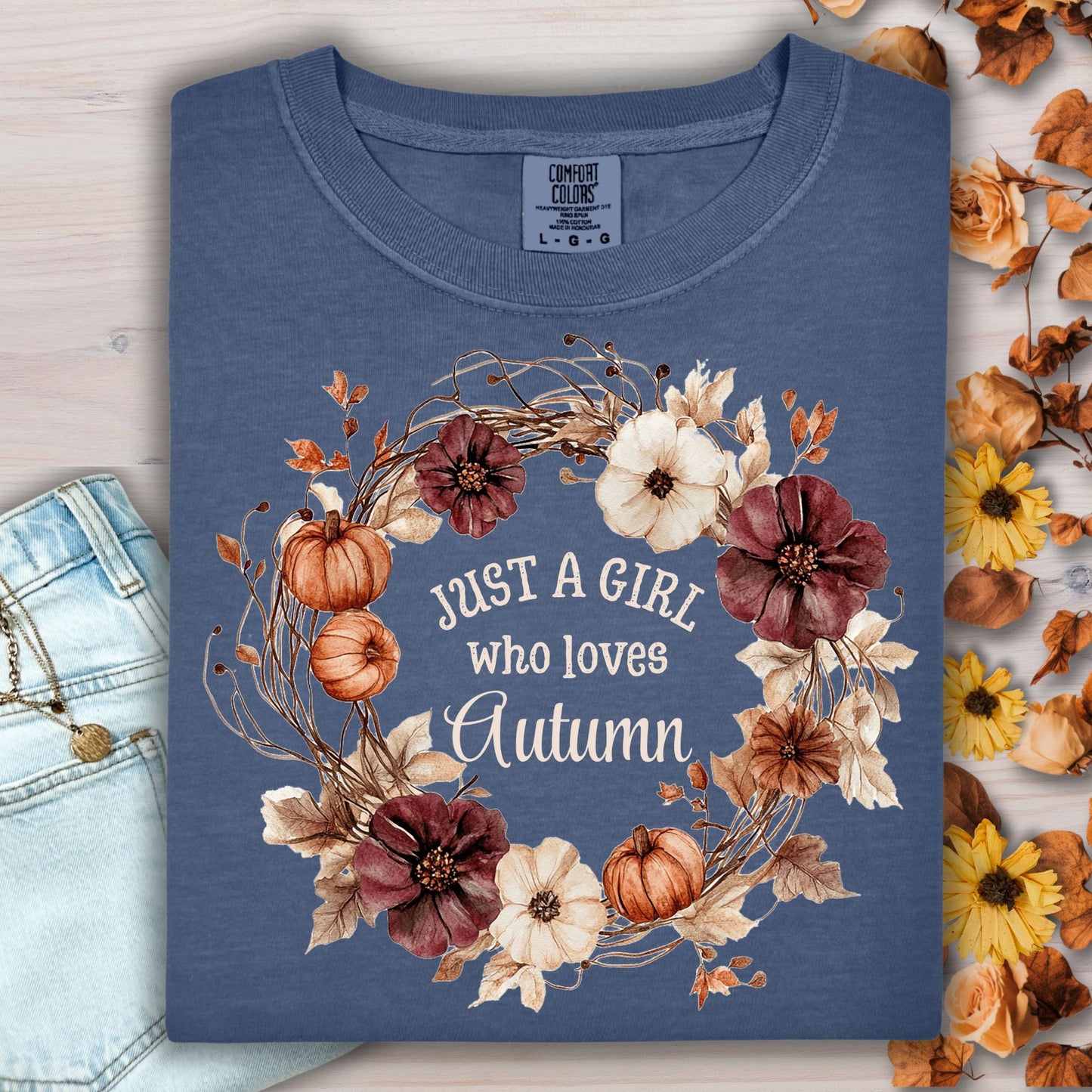 Just a Girl Who Loves Autumn T-Shirt