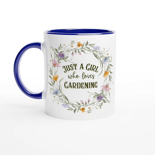 Just a Girl Who Loves Gardening Mug