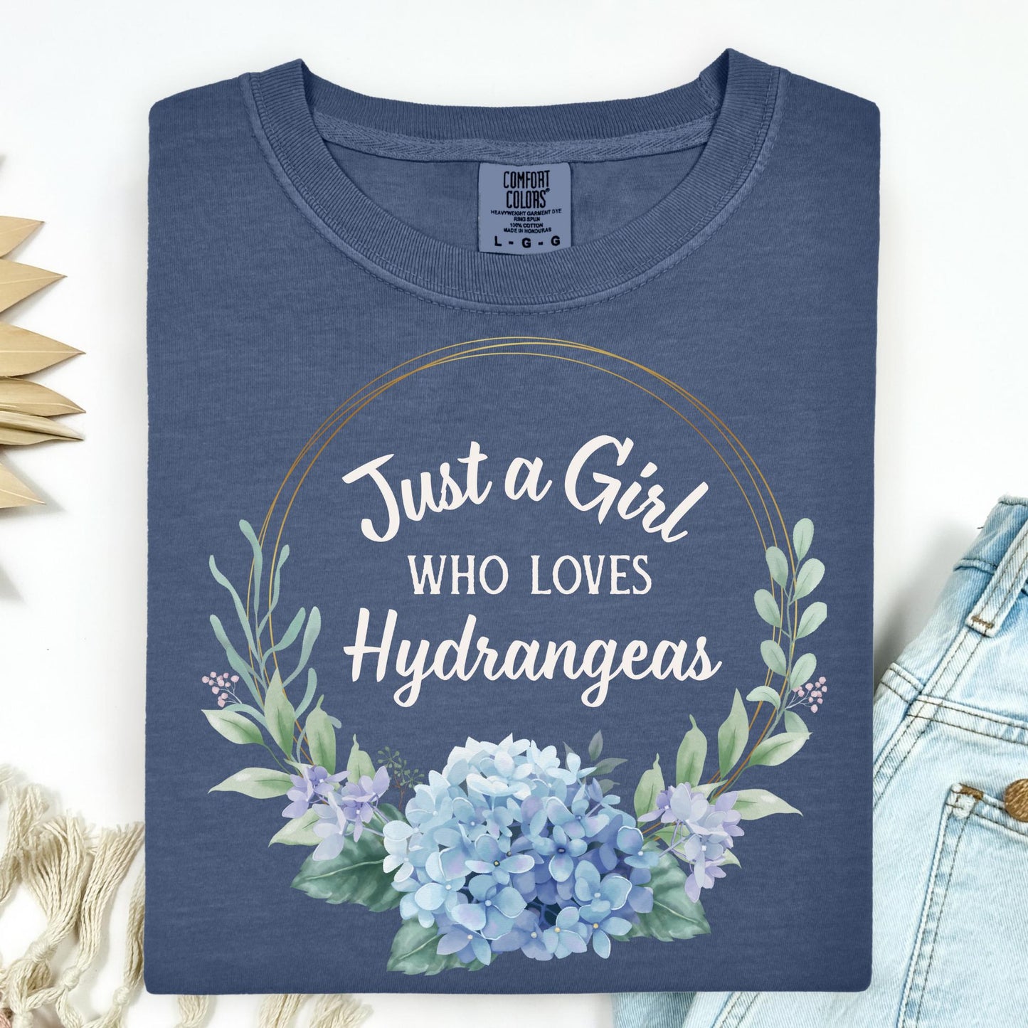 Just a Girl Who Loves Hydrangeas T-Shirt