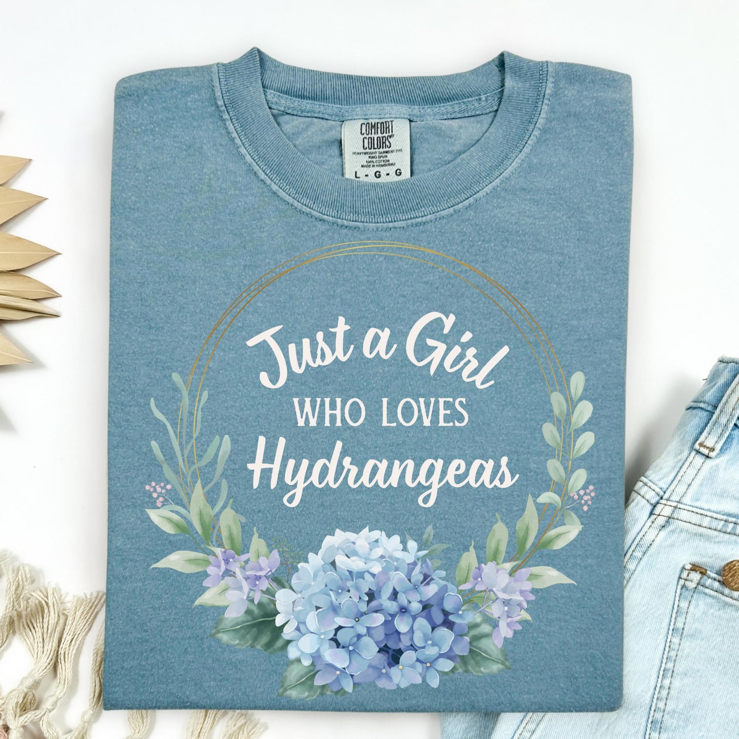 Just a Girl Who Loves Hydrangeas T-Shirt