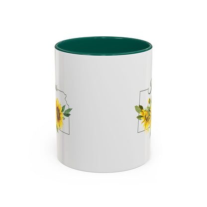 Kansas State Flower Mug (11/15oz) — Wild Native Sunflower