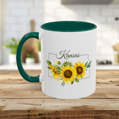 Kansas State Flower Mug (11/15oz) — Wild Native Sunflower