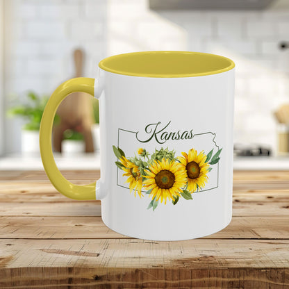 Kansas State Flower Mug (11/15oz) — Wild Native Sunflower