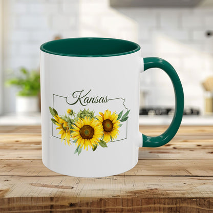 Kansas State Flower Mug (11/15oz) — Wild Native Sunflower