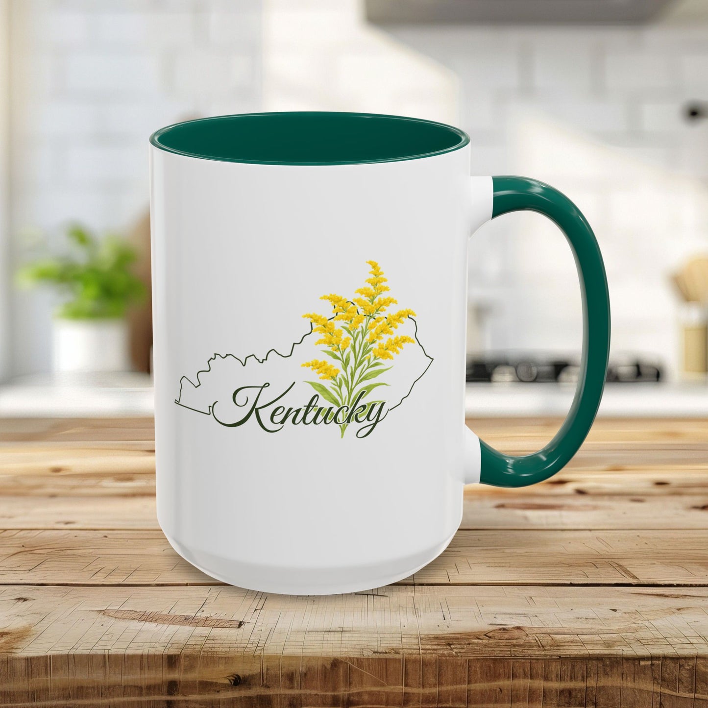 Kentucky State Flower Mug (11/15oz) – Giant Goldenrod
