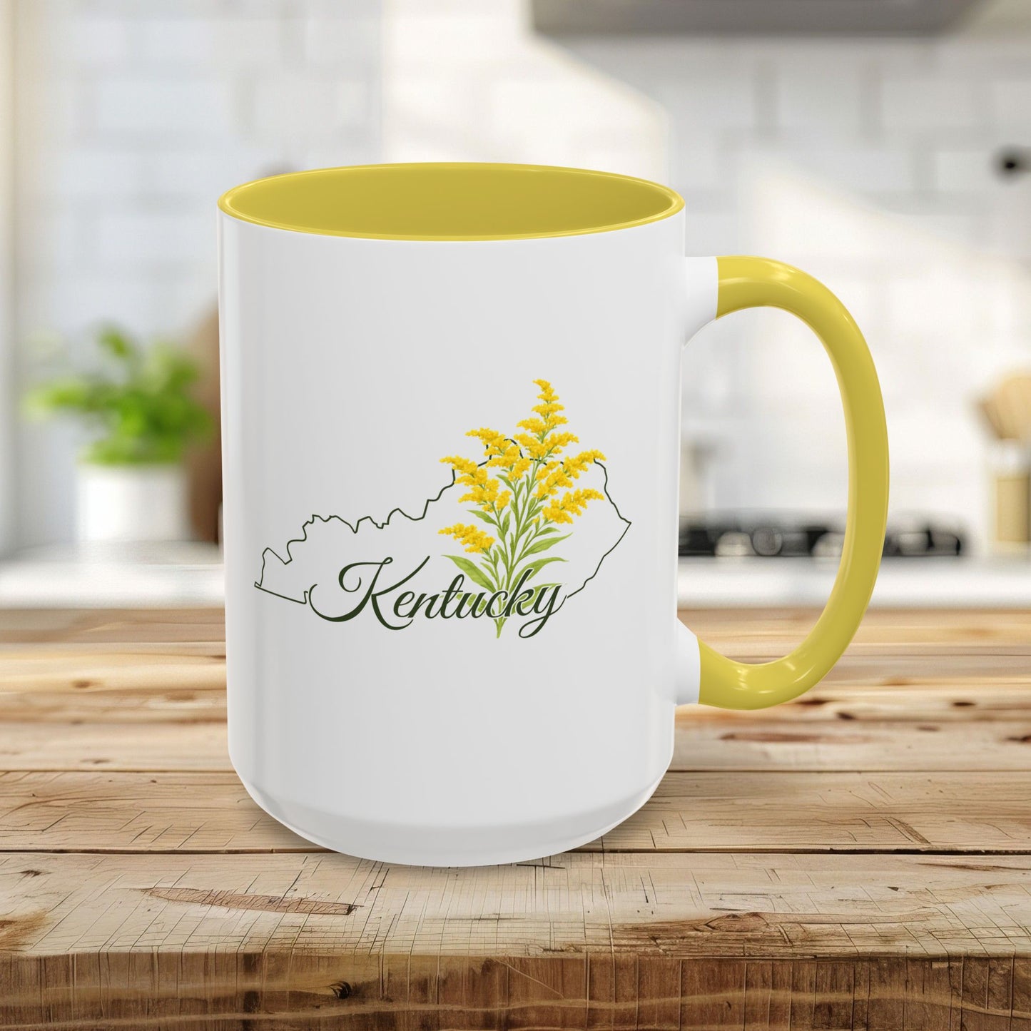 Kentucky State Flower Mug (11/15oz) – Giant Goldenrod