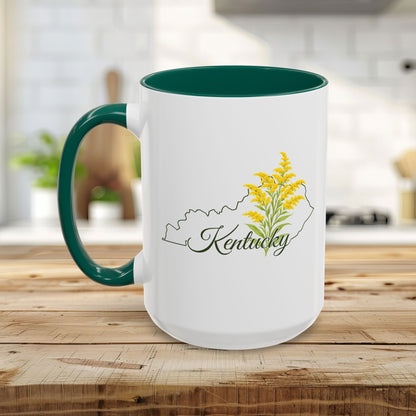 Kentucky State Flower Mug (11/15oz) – Giant Goldenrod