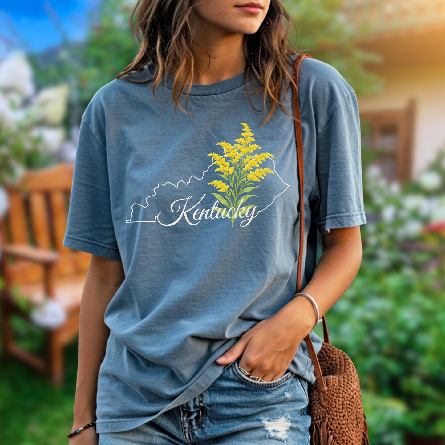 Kentucky State Flower T-Shirt - Giant Goldenrod