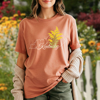 Kentucky State Flower T-Shirt - Giant Goldenrod