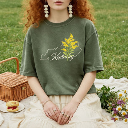 Kentucky State Flower T-Shirt - Giant Goldenrod