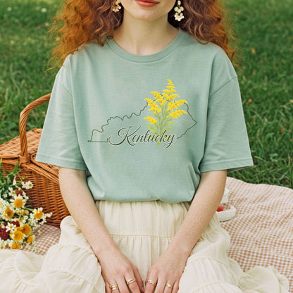 Kentucky State Flower T-Shirt - Giant Goldenrod