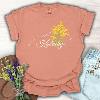 Kentucky State Flower T-Shirt - Giant Goldenrod