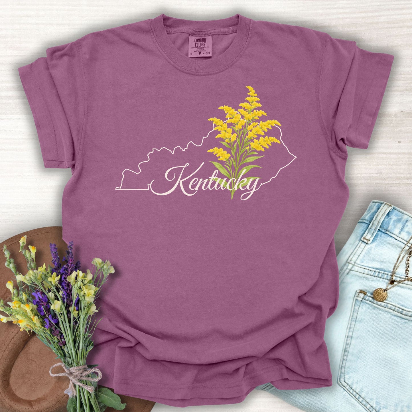 Kentucky State Flower T-Shirt - Giant Goldenrod