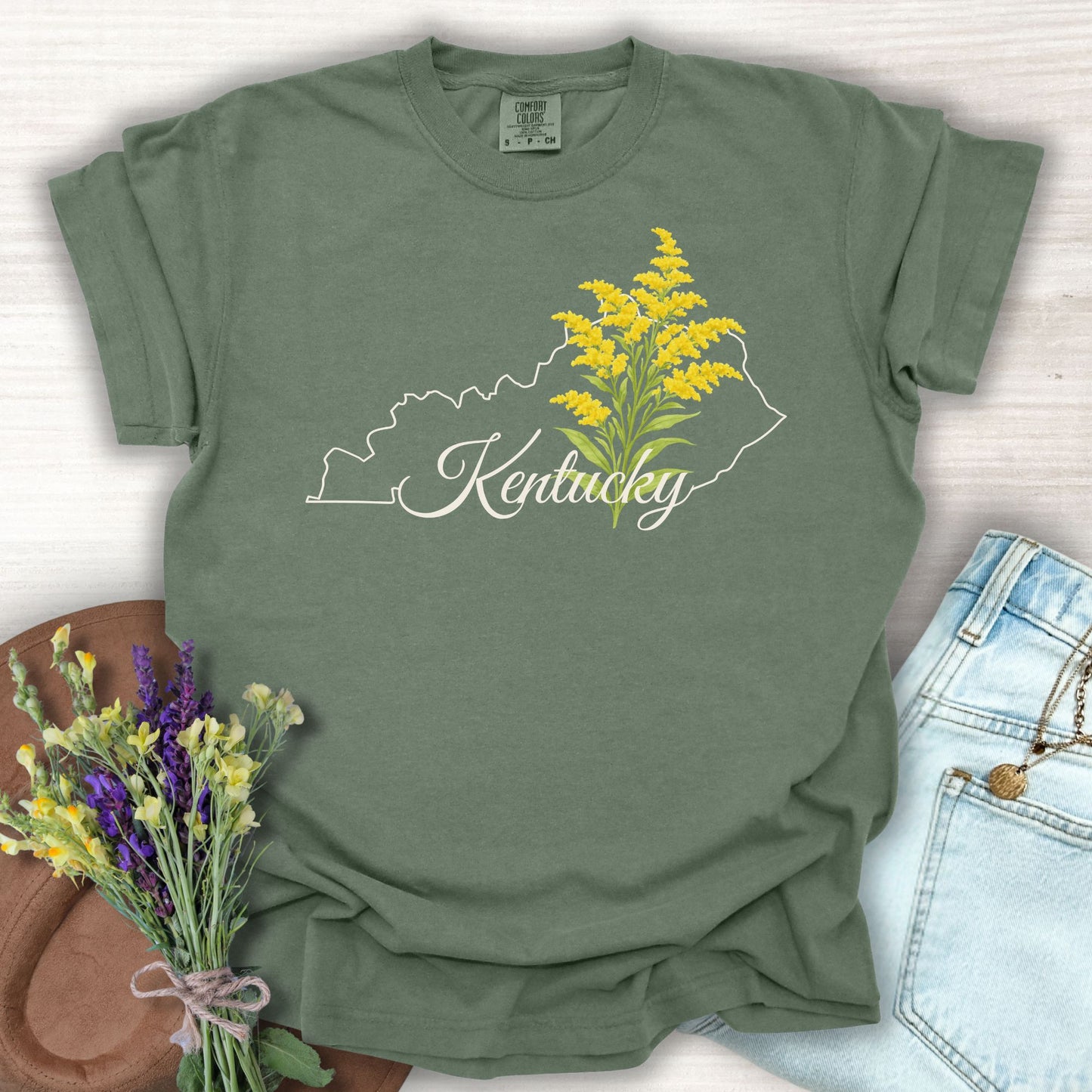 Kentucky State Flower T-Shirt - Giant Goldenrod