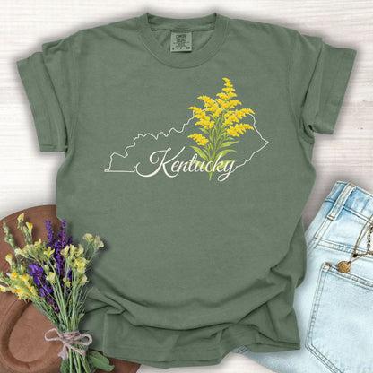 Kentucky State Flower T-Shirt - Giant Goldenrod