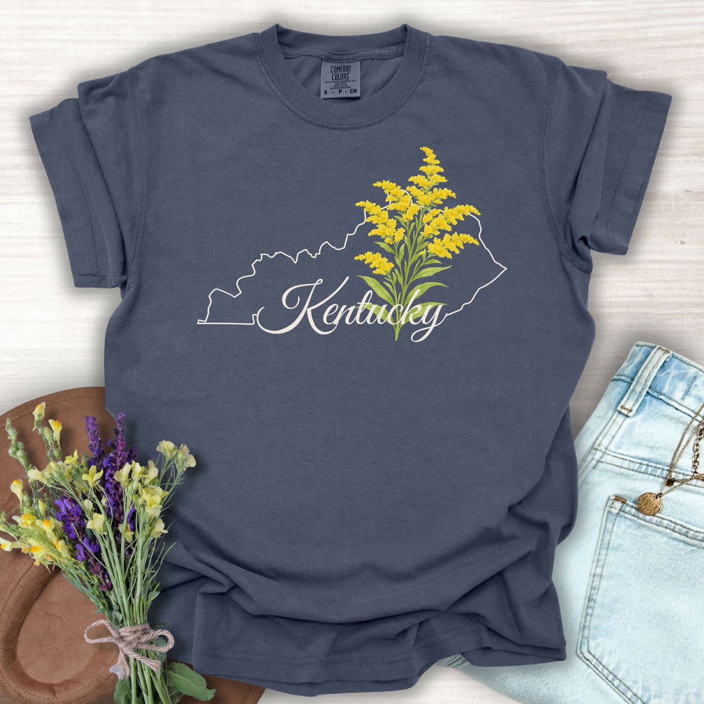 Kentucky State Flower T-Shirt - Giant Goldenrod