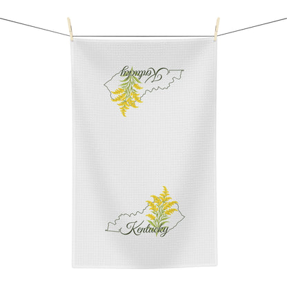 Kentucky State Flower Tea Towel — Giant Goldenrod