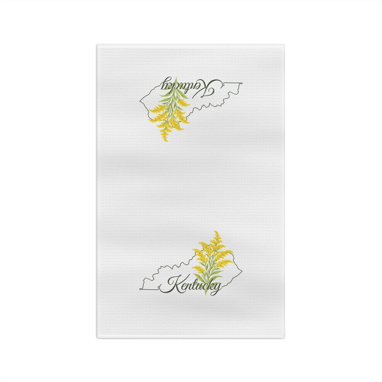 Kentucky State Flower Tea Towel — Giant Goldenrod
