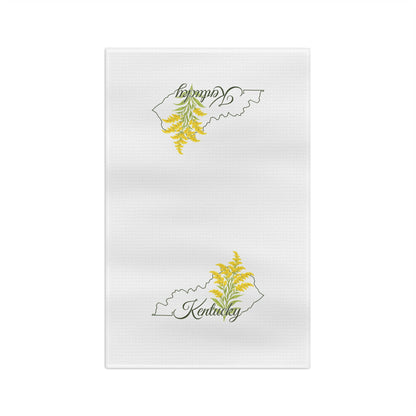 Kentucky State Flower Tea Towel — Giant Goldenrod