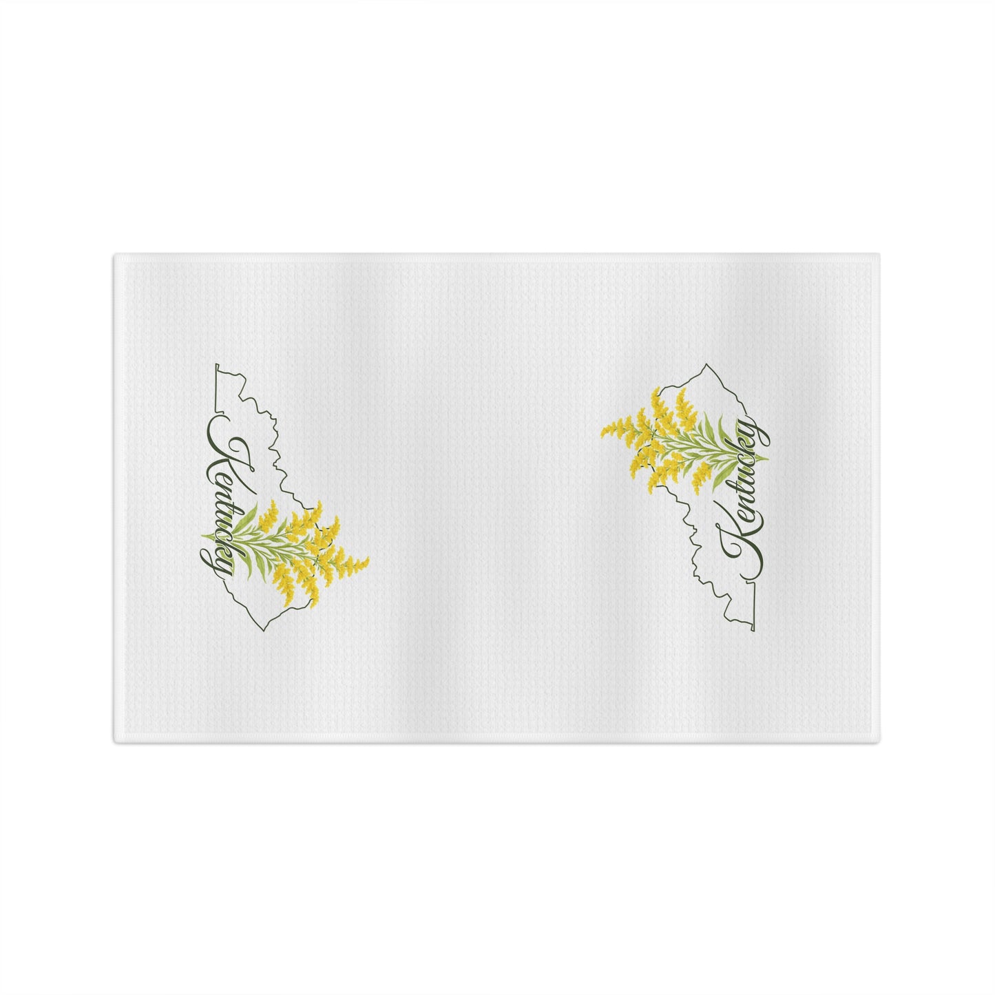 Kentucky State Flower Tea Towel — Giant Goldenrod