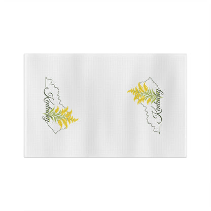 Kentucky State Flower Tea Towel — Giant Goldenrod